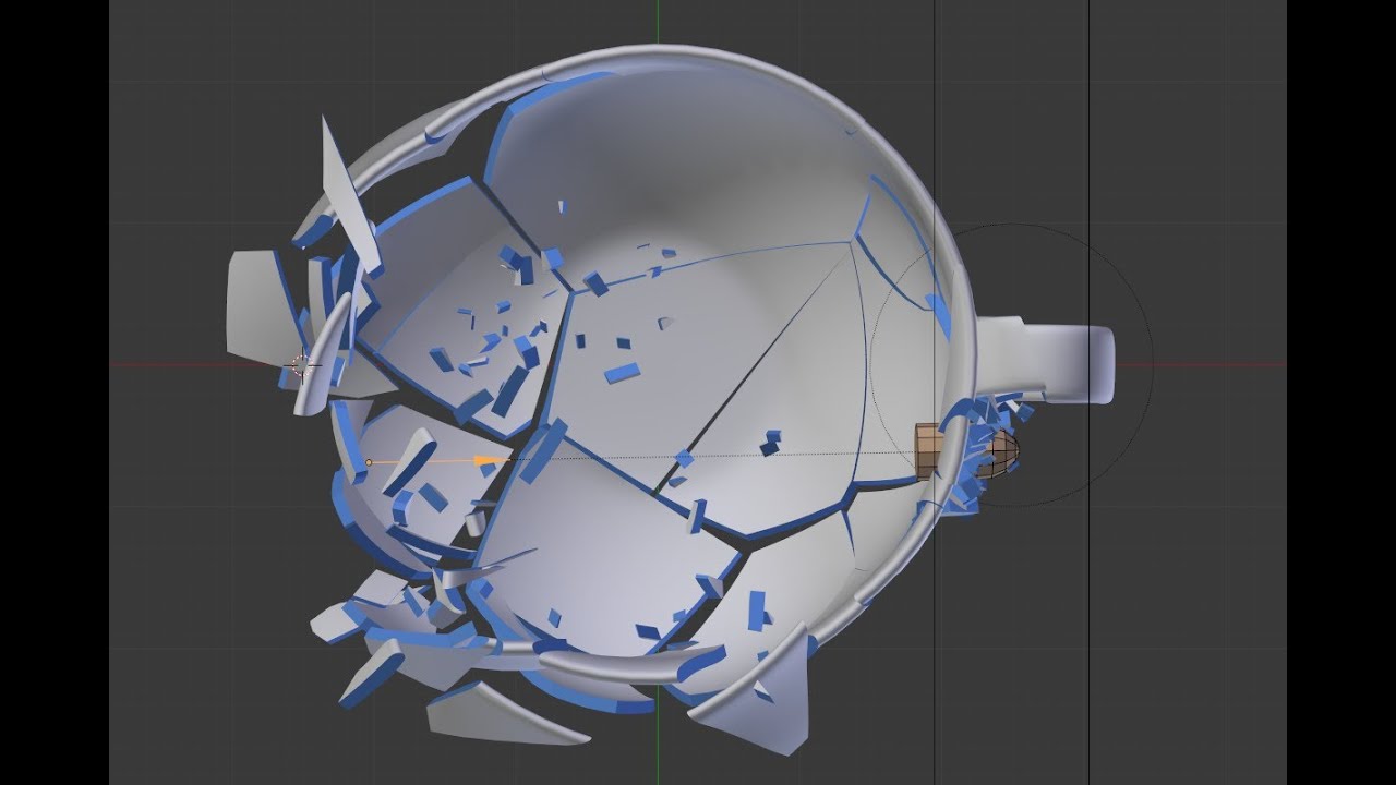 Cell Fracture Blender. Cell Fracture. Blender Cell fracturing. Broke object