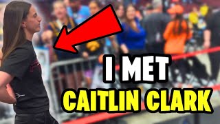 Meeting WNBA STARS +  Seeing CAITLIN CLARK IRL + Getting my flag SIGNED | Sky vs Fever Vlog