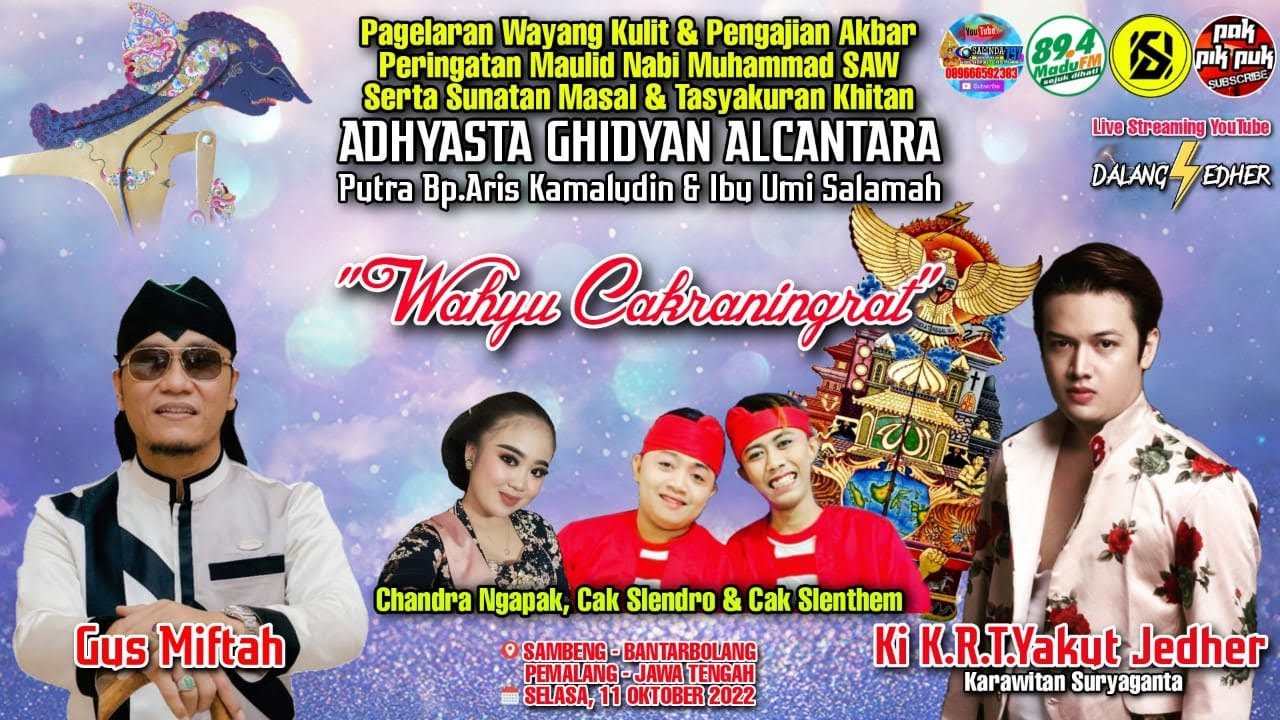 #LIVE - GUS MIFTAH - & WAYANG KULIT DALANG KI YAKUT JEDHER