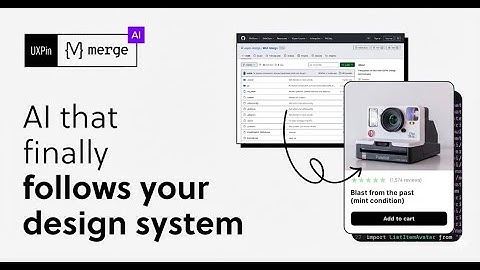 UXPin Merge AI: Smarter UI Generation That Follows Your Design System