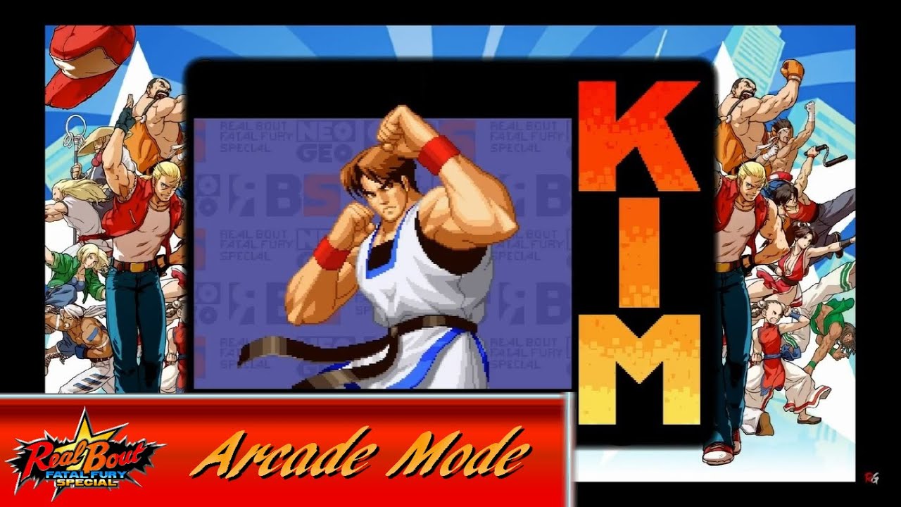 Real Bout Fatal Fury Special: Arcade Mode - Kim Kaphwan - YouTube