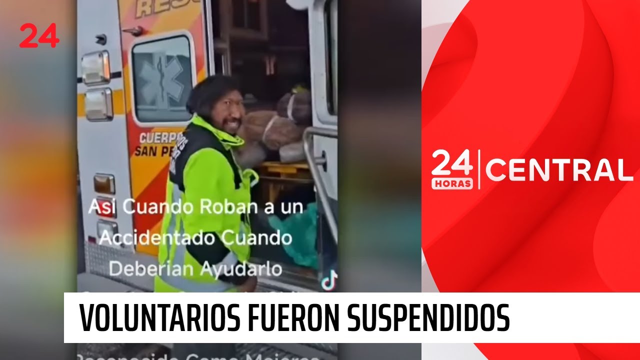 Suspenden a bomberos por sustraer especies en emergencia | 24 Horas TVN Chile