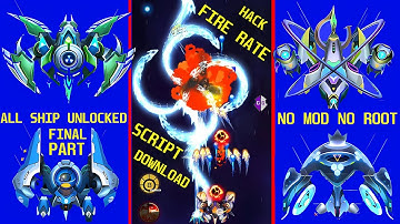 space shooter galaxy attack all ship f2 unlocked game guardian + gun hack script iOS & Android 2025