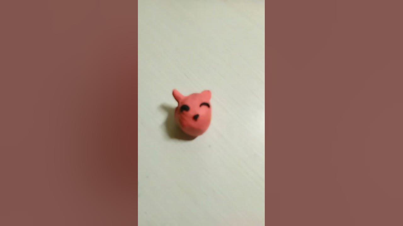как слепить котика спящиго🐱😴 - YouTube