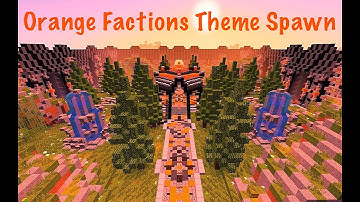 Minecraft - Faction Spawn + Shop | Orange Themed [With Download]