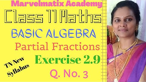 Tn new syllabus class 11 maths exercise 2.9 Question 3 with PDFsolutions 11- chapter 2 #marvelmatix