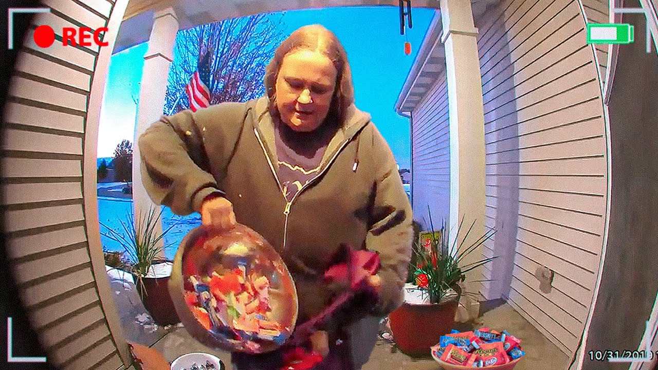Karen CAUGHT Stealing On Doorbell Cam!