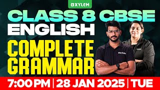 Class 8 CBSE English | Complete Grammar | Xylem Class 8 CBSE