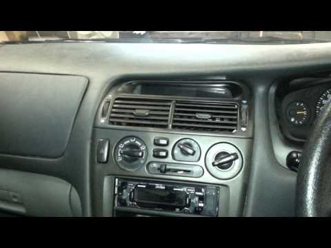 How to remove a radio from a  Mitsubishi Magna TE - TL