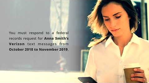 Text Message Federal Records Request in 1 Minute