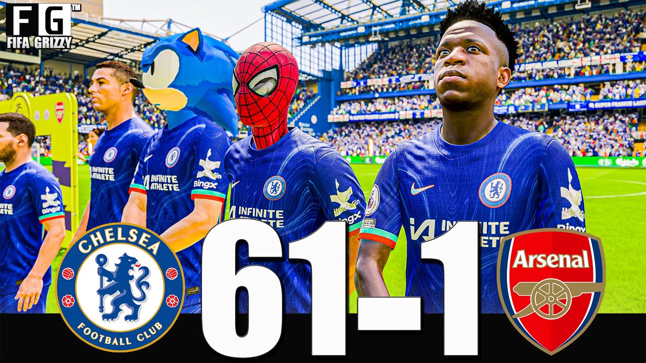 FIFA 25 | VINI JR, SPIDERMAN, SONIC, RONALDO AND ALLSTARS | CHELSEA 61 ...