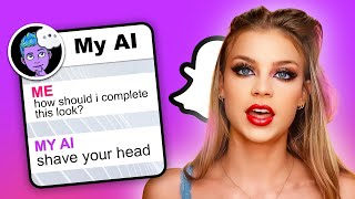 SNAPCHAT AI PICKS MY MAKEUP! *He doesn’t wanna date me*