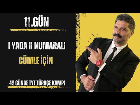 49 Günde TYT Türkçe Kampı / 11.GÜN / RÜŞTÜ HOCA