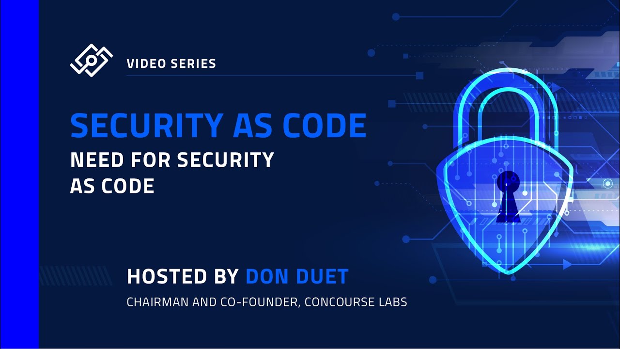 SECURITY AS CODE: WHAT IS THE NEED? - YouTube