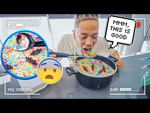 Putting ROACHES In My Boyfriend's CEREAL To See His REACTION!