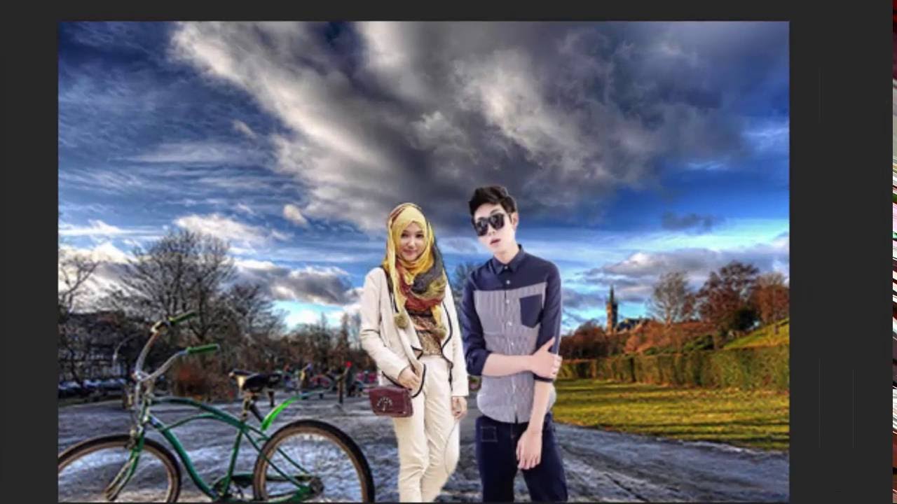 cara menggabungkan 2 layer di photoshop