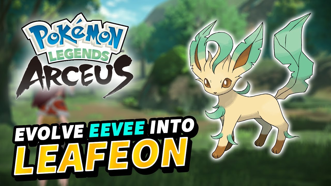 How to evolve EEVEE into LEAFEON (Mossy rock Location) Pokemon