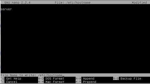 Cara Konfigurasi Hostname Debian Server