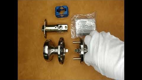 Norwich Door Knob Set with Regular Rosette