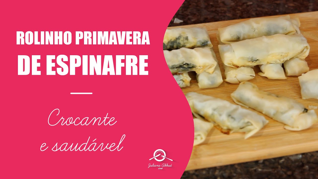 ROLINHO PRIMAVERA DE ESPINAFRE