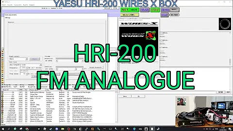 YAESU HRI-200 FM ANALOGUE DEMONSTRATION