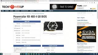 PowerColor RX 480 Vbios update to solve issue with gpu not recognizing AMD driver former mining card