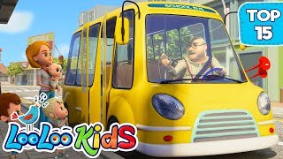 Johny Johny and The Wheels on the Bus - TOP 15 Songs for Kids on YouTube LLK