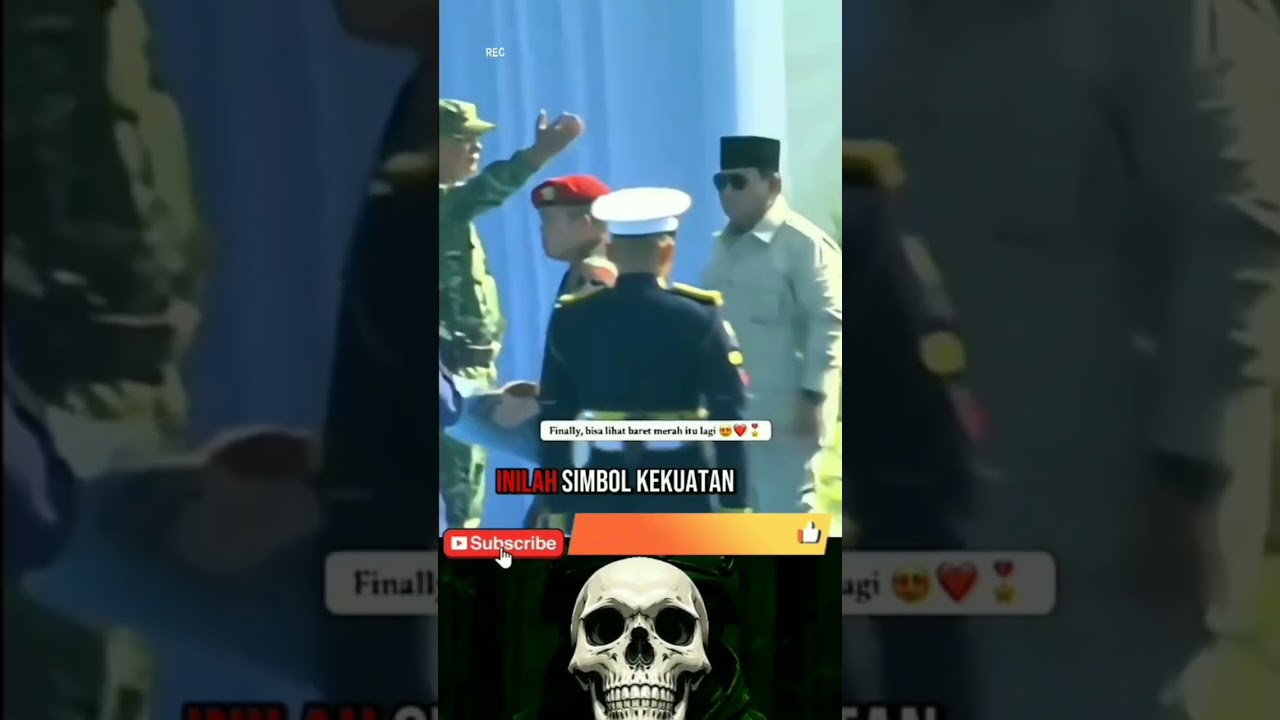 Detik-Detik 🇮🇩 Prabowo & Mayor Tedi Melangkah Gagah Bersama Pasukan#pasukanelit #mayorteddy