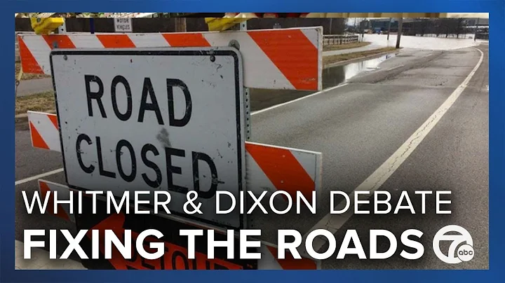 Tudor Dixon & Gretchen Whitmer debate road constru...