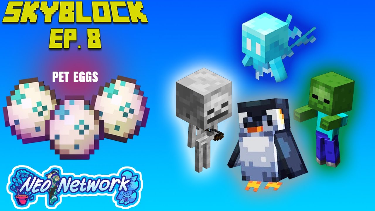 Infinite Pet Eggs! Skyblock Ep.8 YouTube