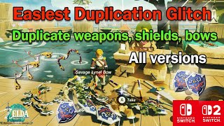 How To Duplicate Any Weapon, Shield and Bow in Tears of the Kingdom (All versions) Switch 1 and 2