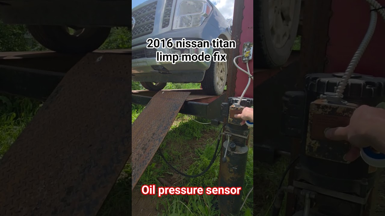 Nissan titan in limp mode. fix