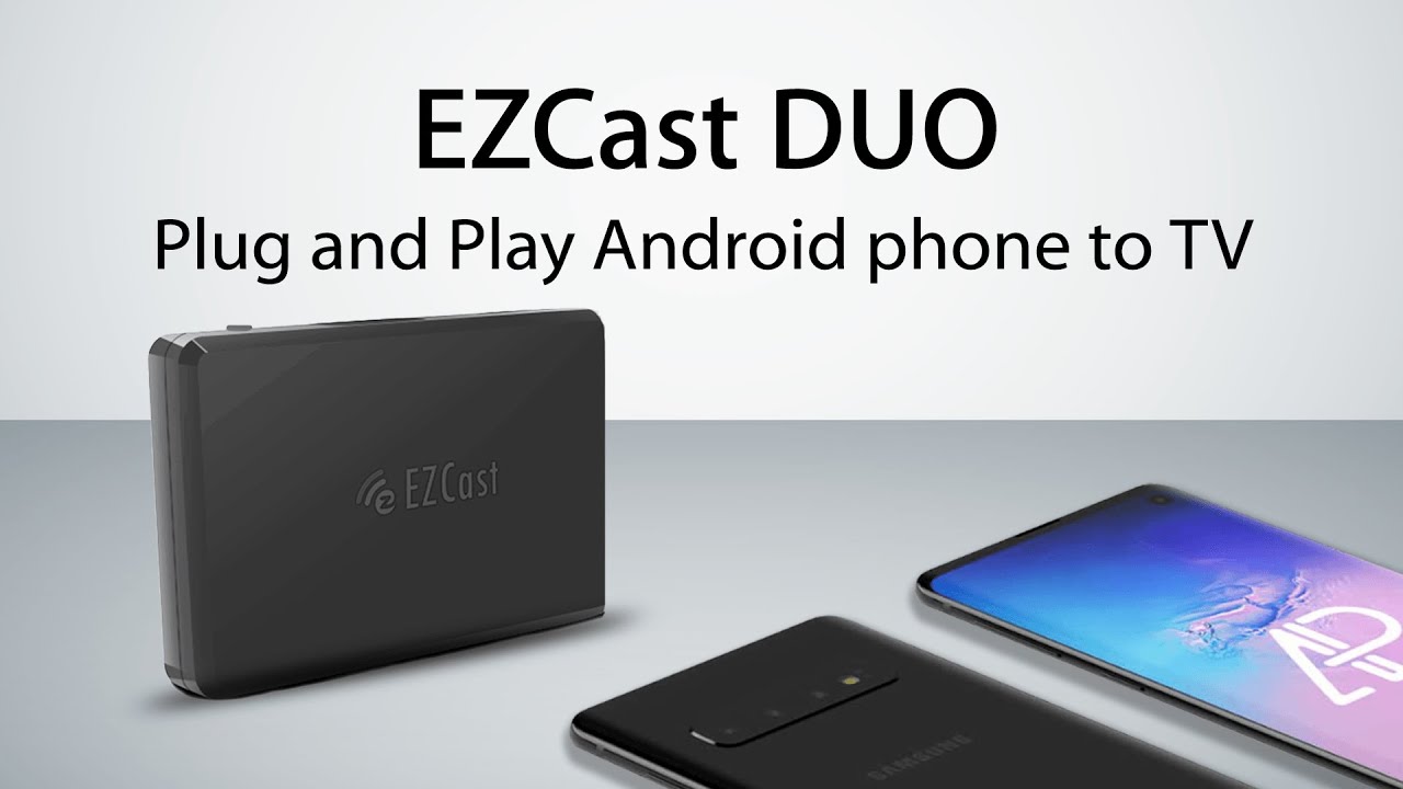 Quickest way to plug and play Android phone to TV with EZCast DUO YouTube