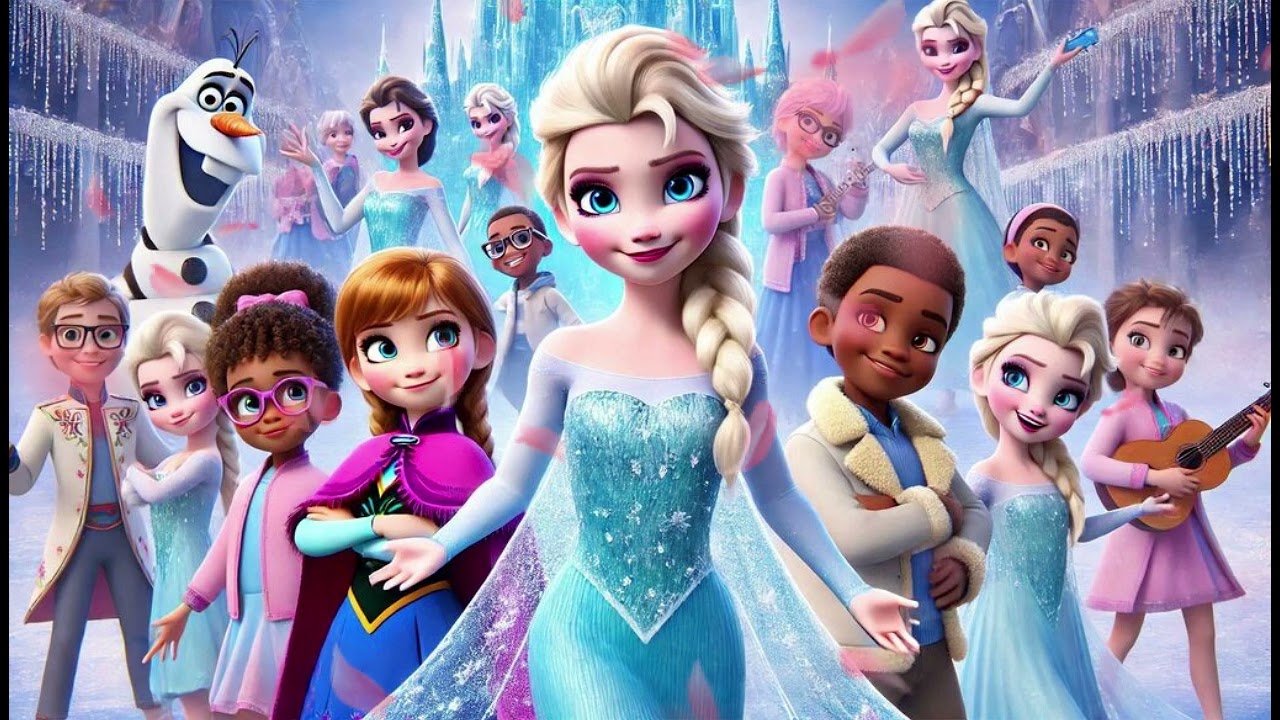 Elsa's Symphony of Ice: A Frozen Melody 🎶❄️