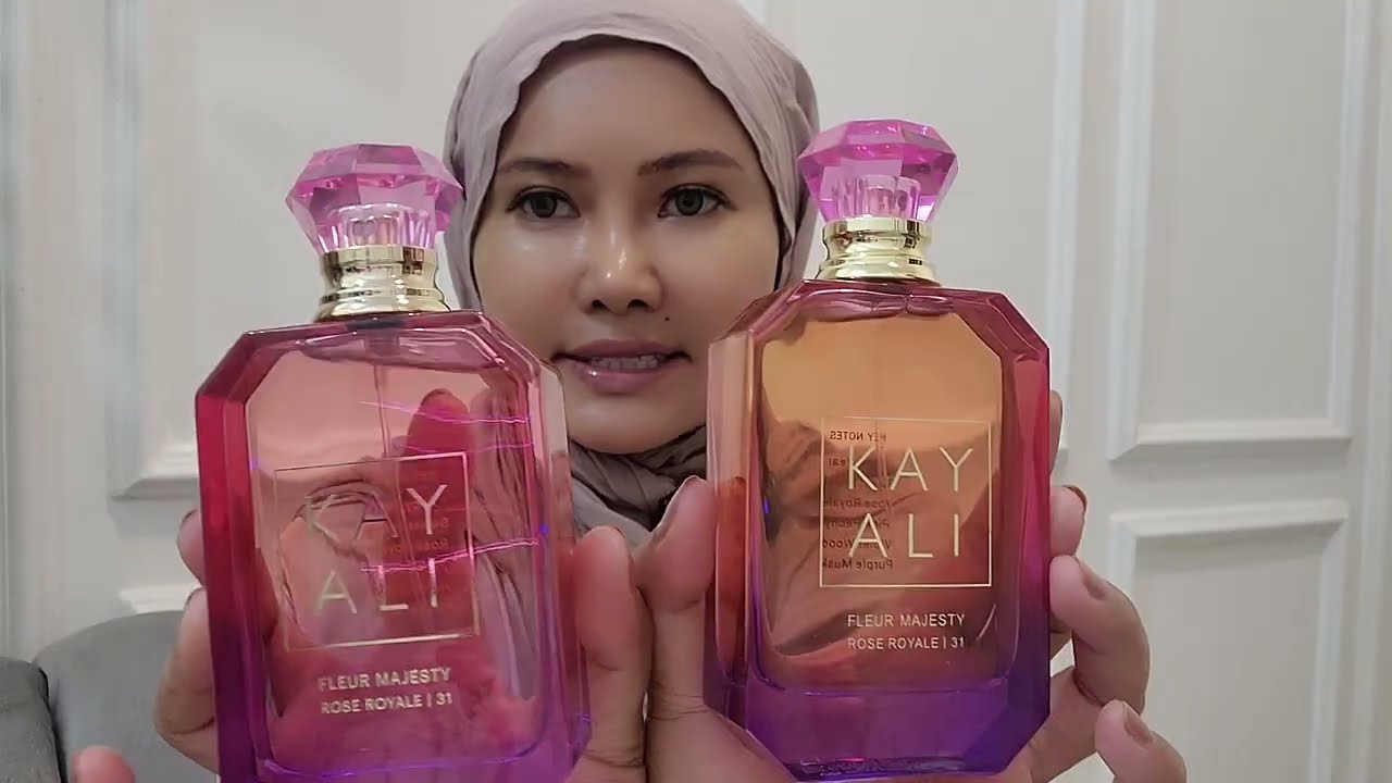Cara membedakan parfum Kayali  majesty rose Royale yang  Asli dan Palsu 
