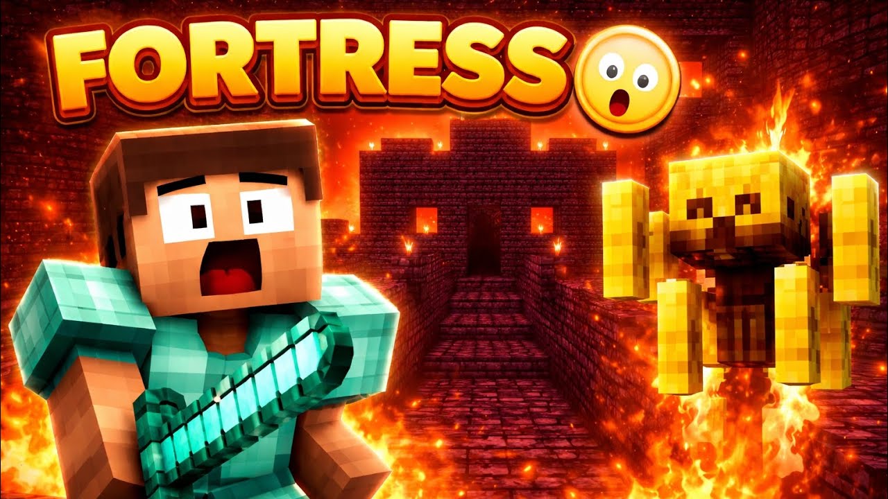 “I Found a NETHER FORTRESS 😳🔥 | Minecraft Day 11 Survival 😈” - YouTube