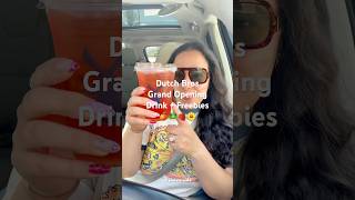 I cannot believe what I got from the Dutch Bros Grand Opening!!! #foodie #orlandofood #dutchbros