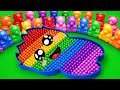 Satisfying ASMR | How to make Rainbow Sprunki Beads Bathtub by Mixing Mystery Slime CLAY Gummy Bear