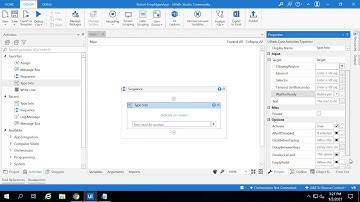 UiPath Studio -  Type into activity and selector introduction