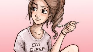 itslopez drawings digital simple coloring tutorial drawing easy cartoon sketch tutorials character speedpaint artist tips ig dibujos cool photoshop