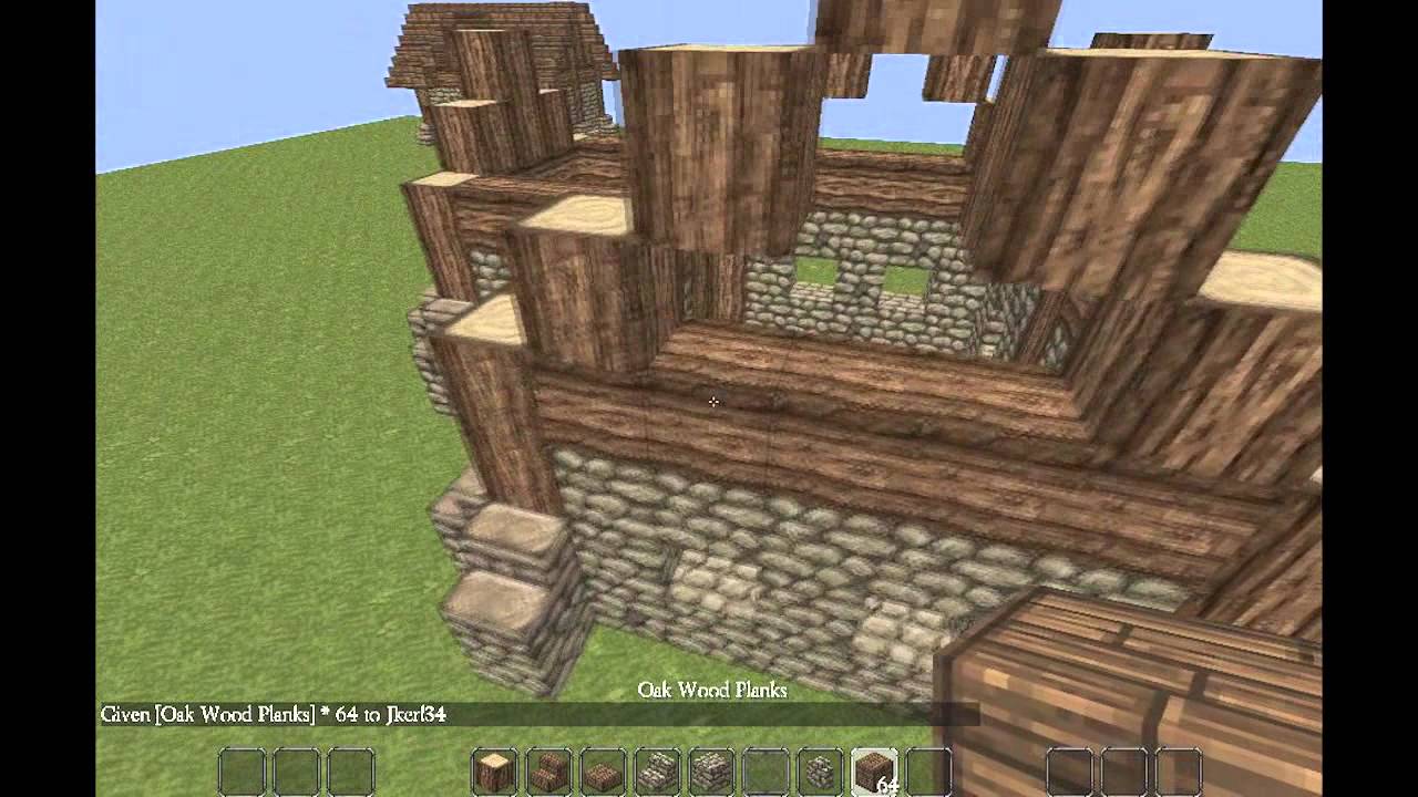 [MINECRAFT] Medieval Survival House Tutorial - YouTube