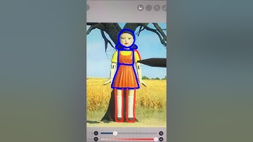 Drawing the doll from Squid Game✨️