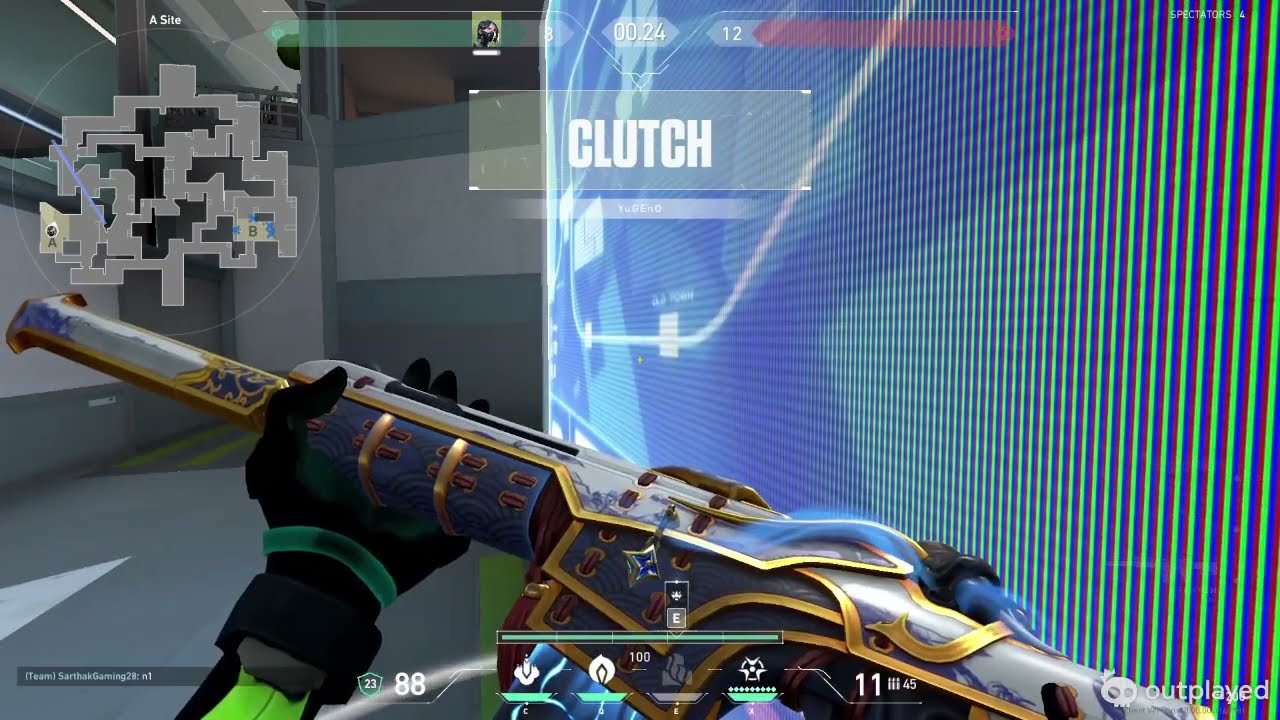 Insane Viper 4K Clutch & Spike Defuse | Way Too Close! | Valorant Highlights - Yugeno Gaming