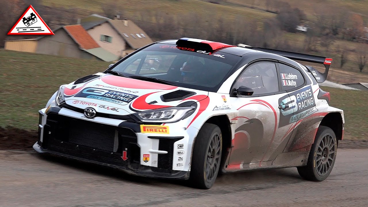 Test Pre Rallye Monte-Carlo 2024 | Lefebvre - Bouffier | Toyota Yaris GR Rally2 [Passats de canto]