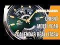 Orient Multi Year Calendar 2022 beállítása - Setting of the calendar