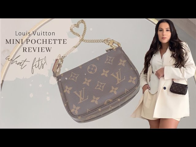 Louis Vuitton Mini Pochette 4 Month Review + Added Chain
