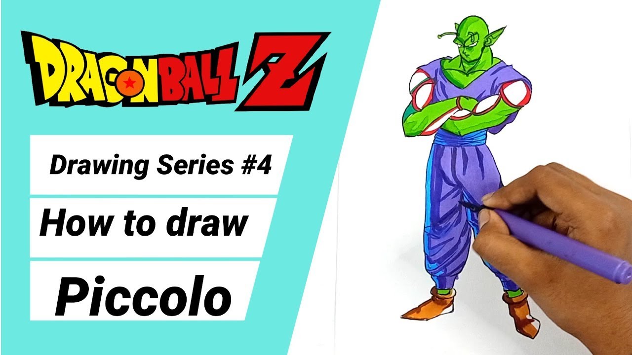 Online classes: How to draw Piccolo Dragon Ball z Drawing series#4 