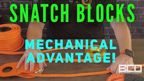 Snatch Block Mechanical Advantage Explained - What can a PULLEY do for your winch?