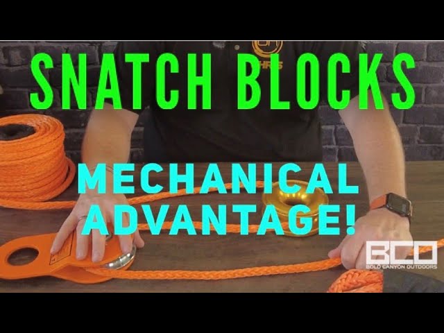 Snatch Block Mechanical Advantage Explained - What can a PULLEY do for your  winch? 