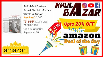 SwitchBot Curtain Smart Electric Motor, Wireless App or Automate Timer Control #shorts